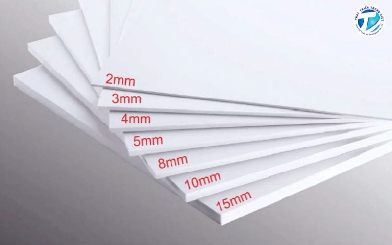 Lựa chọn loại PVC Foam có độ dày và kích thước phù hợp